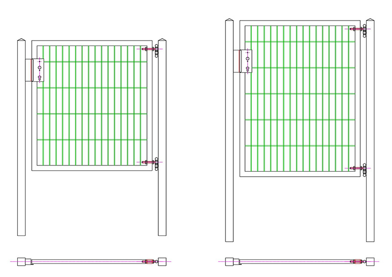 double panel fence ersoy metal